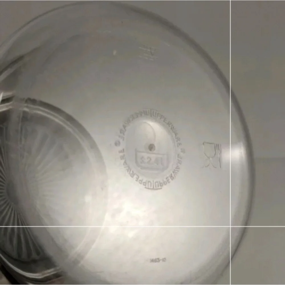 Tupperware 1483 Acrylic Canister
